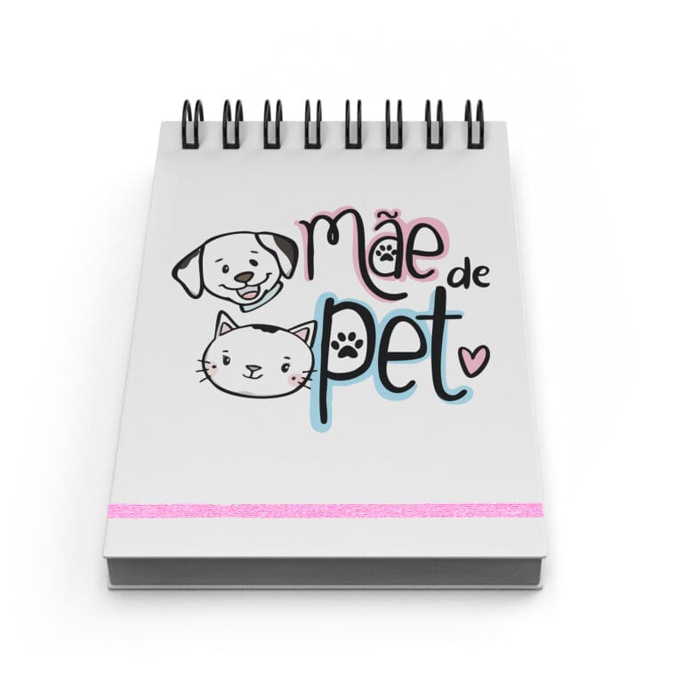 Bloco de Notas 10x15cm – Dia das Mães – Mãe de Pet