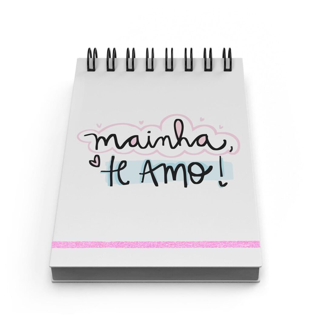 Bloco de Notas 10x15cm - Dia das Mães - Mainha, Te Amo