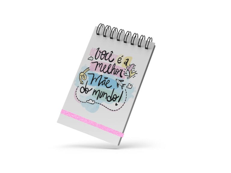 Bloco de Notas 10x15cm – Dia das Mães – Melhor do Mundo