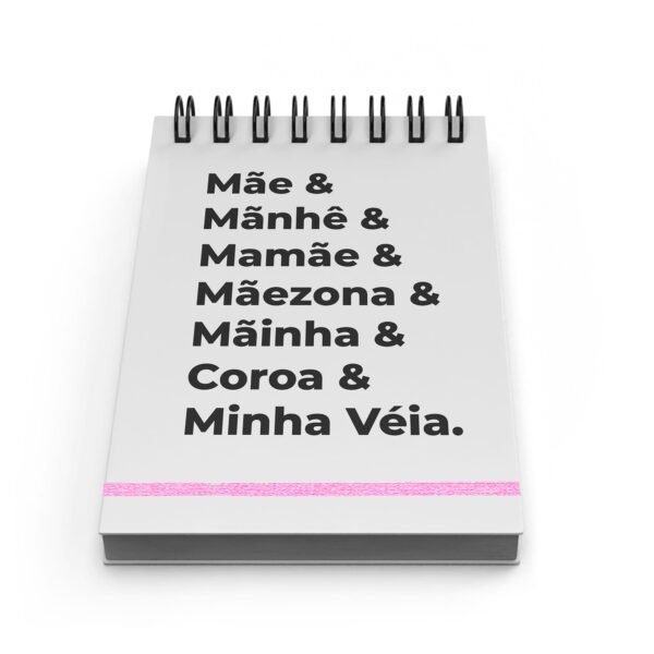 Bloco de Notas 10x15cm - Dia das Mães - Nomes para Mães - Imagem 2