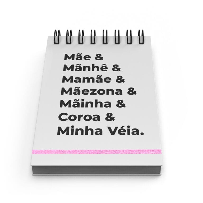 Bloco de Notas 10x15cm – Dia das Mães – Nomes para Mães