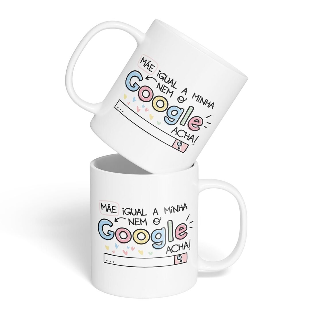 Kit Caderno, Bloco e Caneca - Dia das Mães - Igual Não Acha