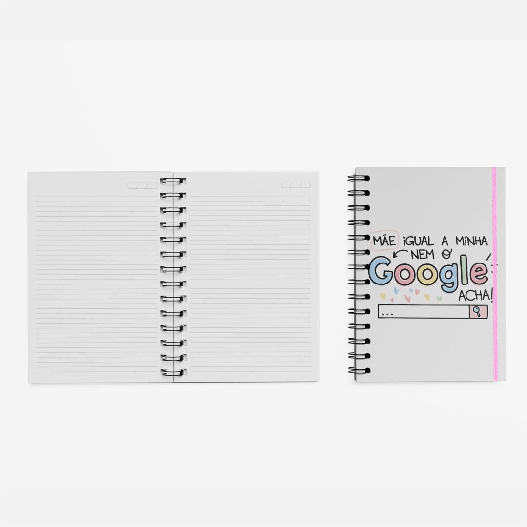 Kit Caderno, Bloco e Caneca - Dia das Mães - Igual Não Acha