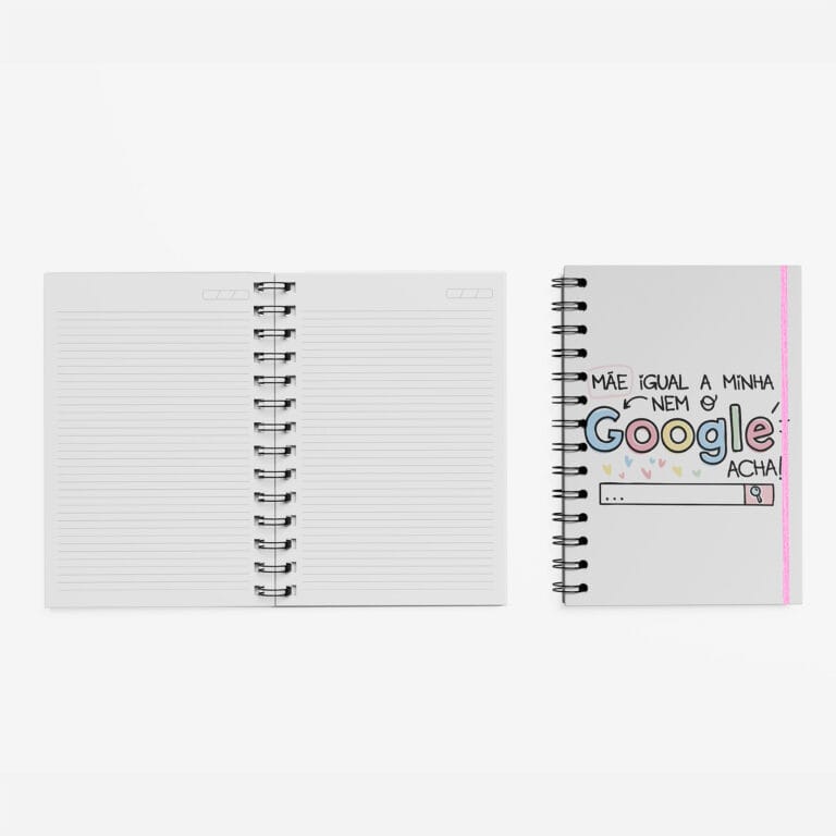Kit Caderno, Bloco e Caneca – Dia das Mães – Igual Não Acha
