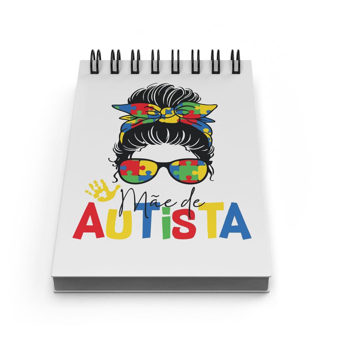 Kit Caderno, Bloco e Caneca - Dia das Mães - Mãe de Autista