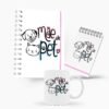 Kit Caderno, Bloco e Caneca - Dia das Mães - Mãe de Pet