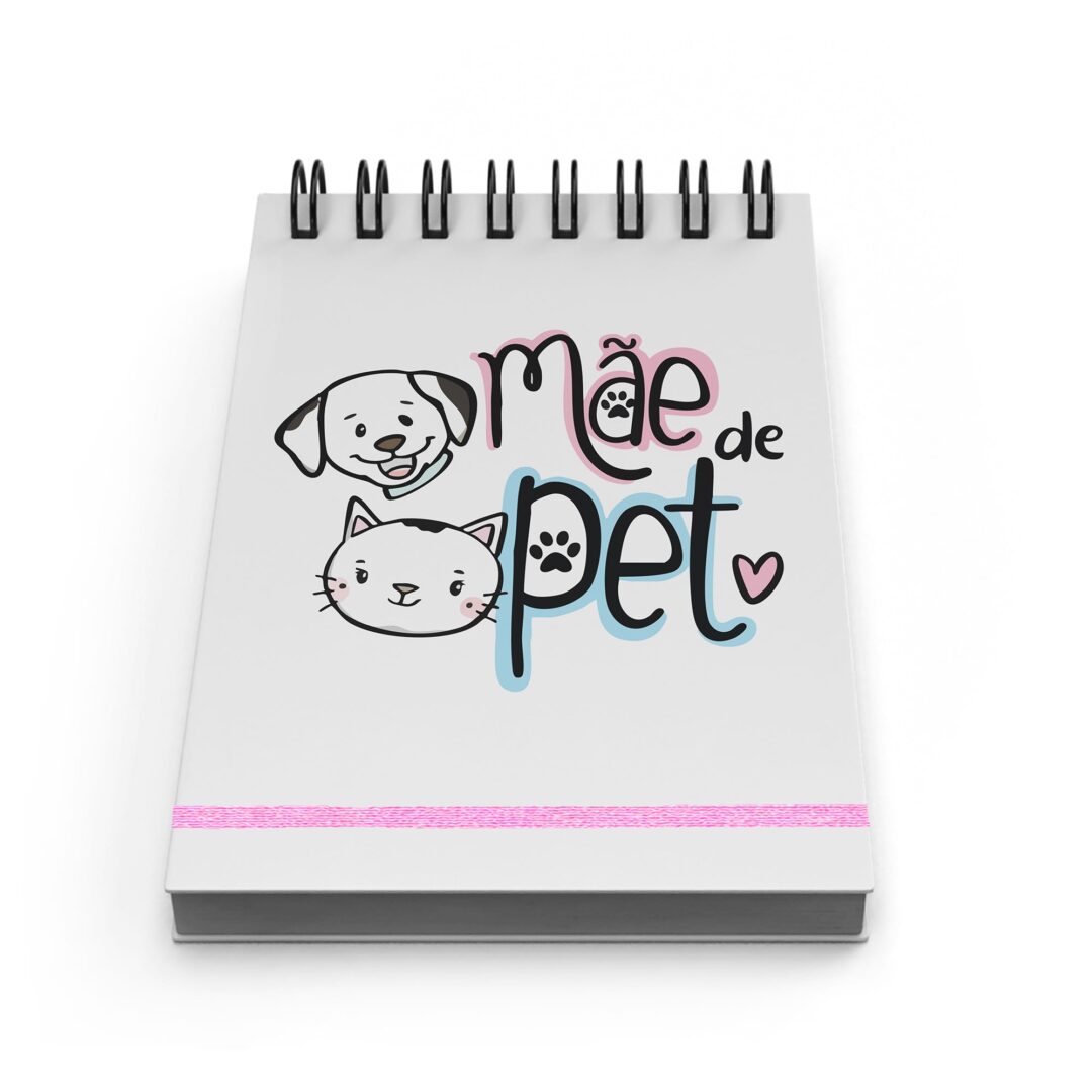 Kit Caderno, Bloco e Caneca - Dia das Mães - Mãe de Pet