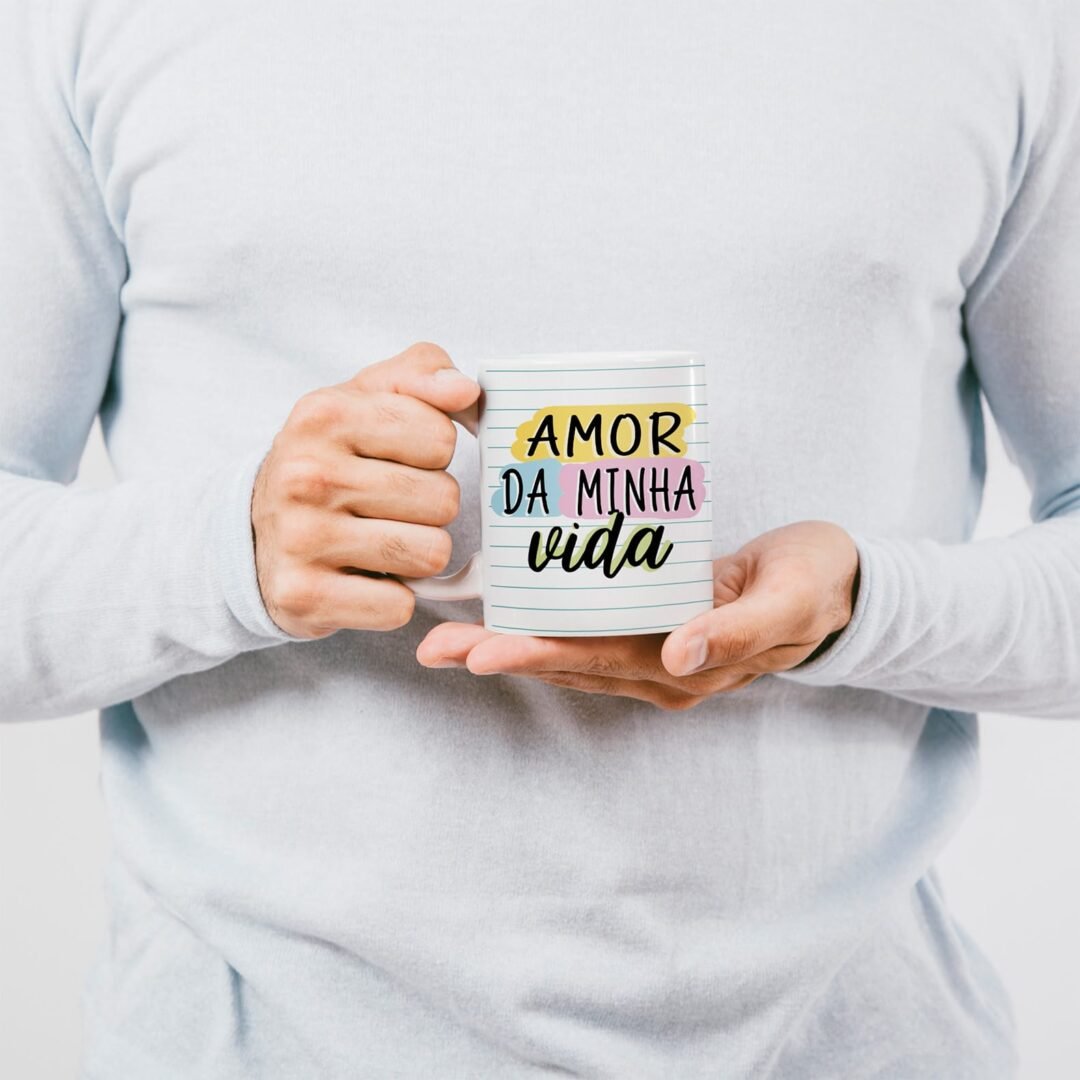 Caneca Cerâmica - Namorados - Amor da Minha Vida