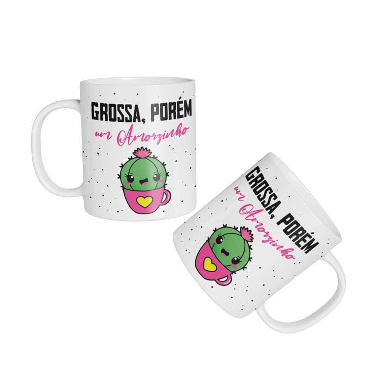Caneca Cerâmica – Namorados – Grossa Porém Um Amorzinho