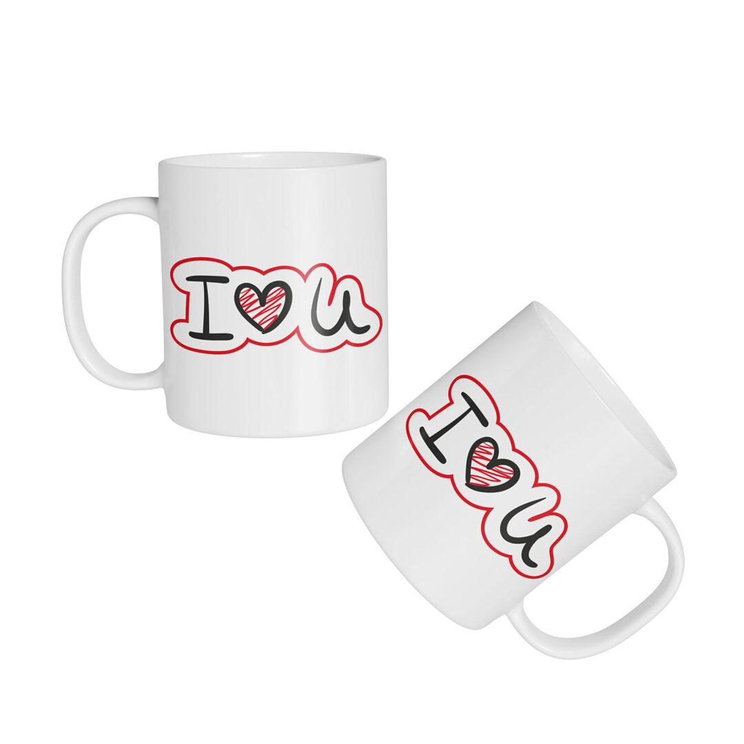 Caneca Cerâmica - Namorados - I Love U