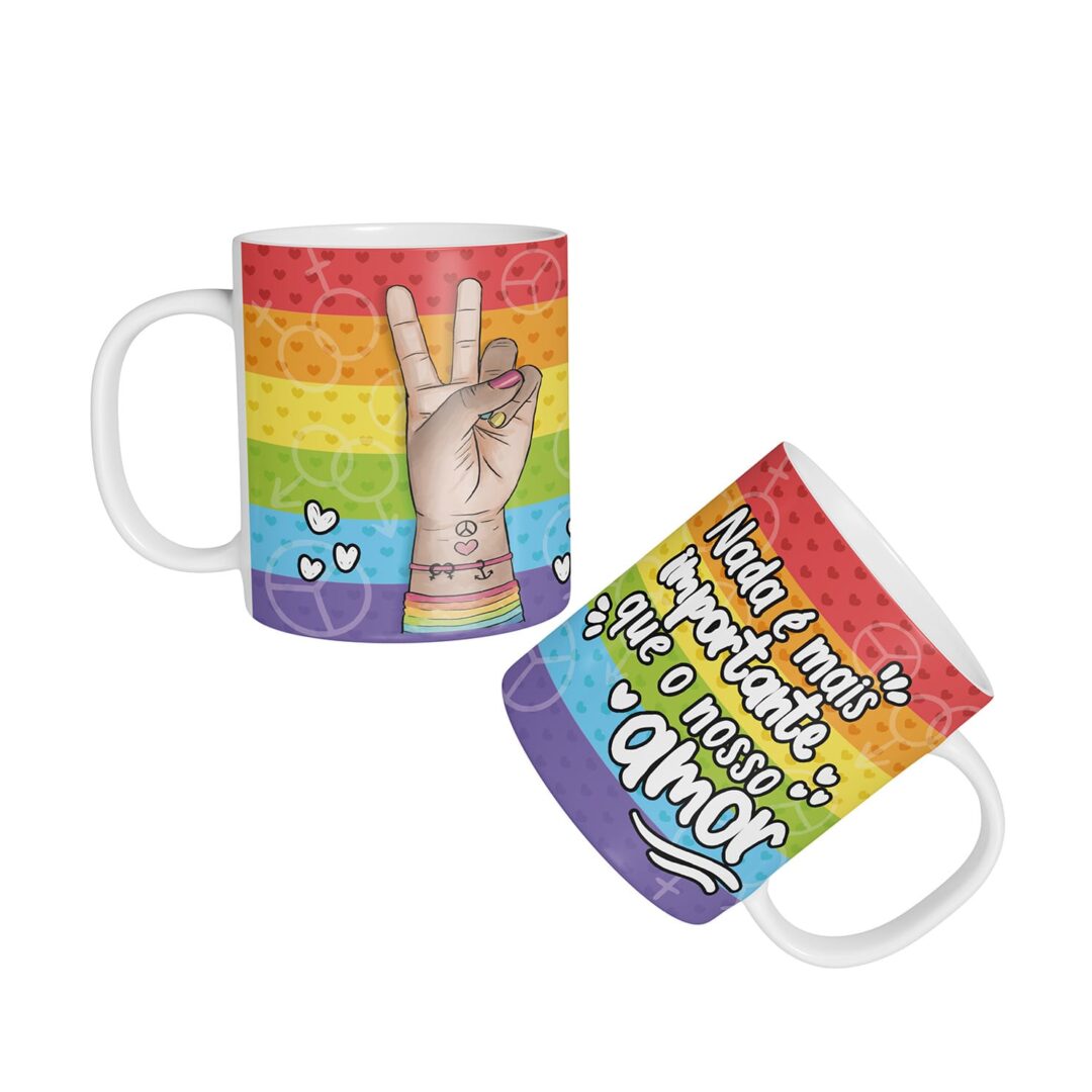 Caneca Cerâmica - Namorados - LGBTQ - Amor Importante