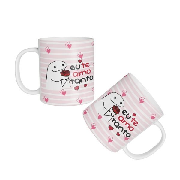 Caneca Cerâmica - Namorados - Flork - Eu Te Amo Tanto - Imagem 2