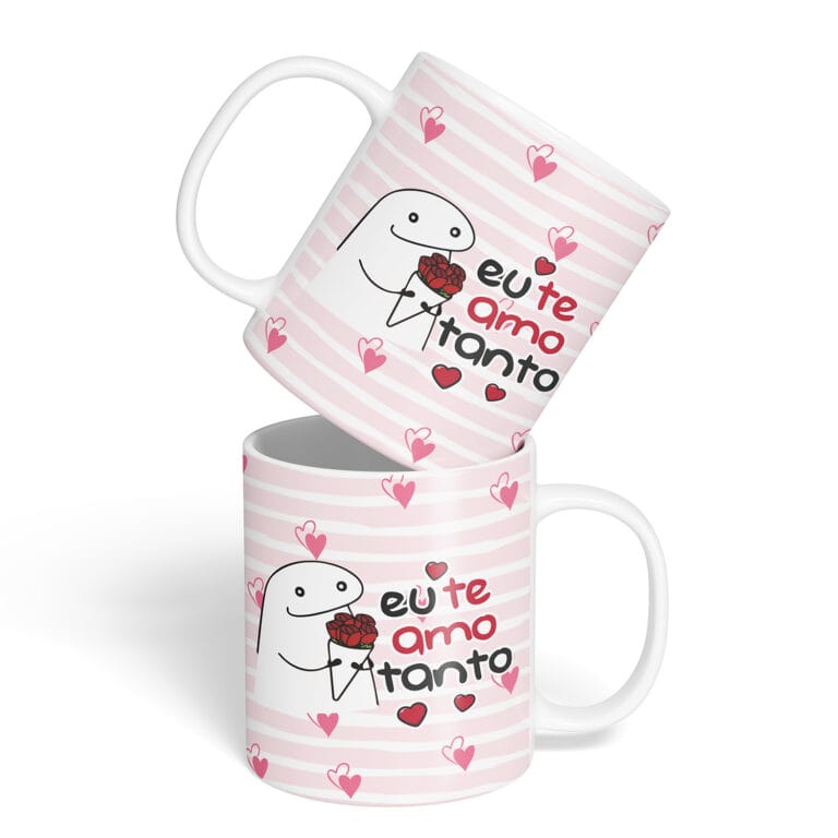 Caneca Cerâmica – Namorados – Flork – Eu Te Amo Tanto