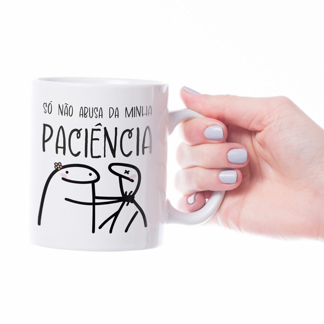Caneca Cerâmica - Namorados - Flork - Não Abusa