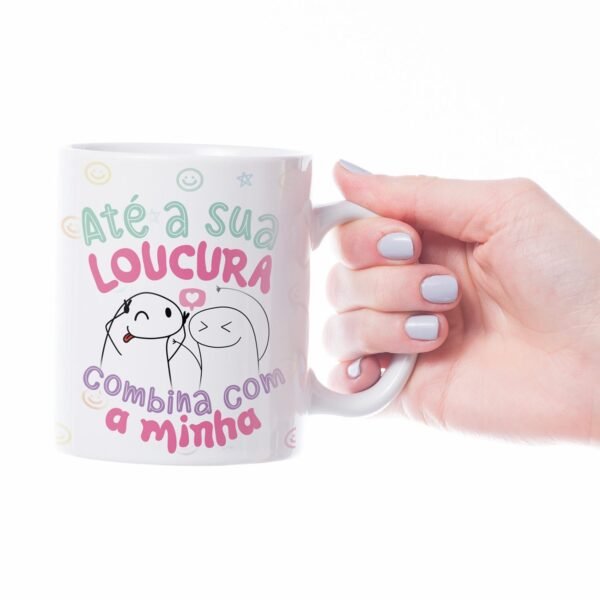 Caneca Cerâmica - Namorados - Flork - Sua Loucura - Imagem 4