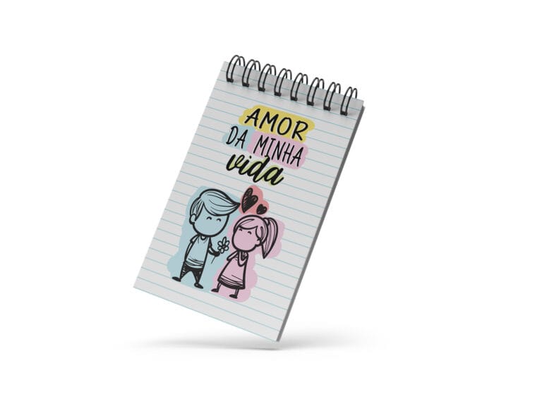 Bloco de Notas 10x15cm – Namorados – Amor da Minha Vida