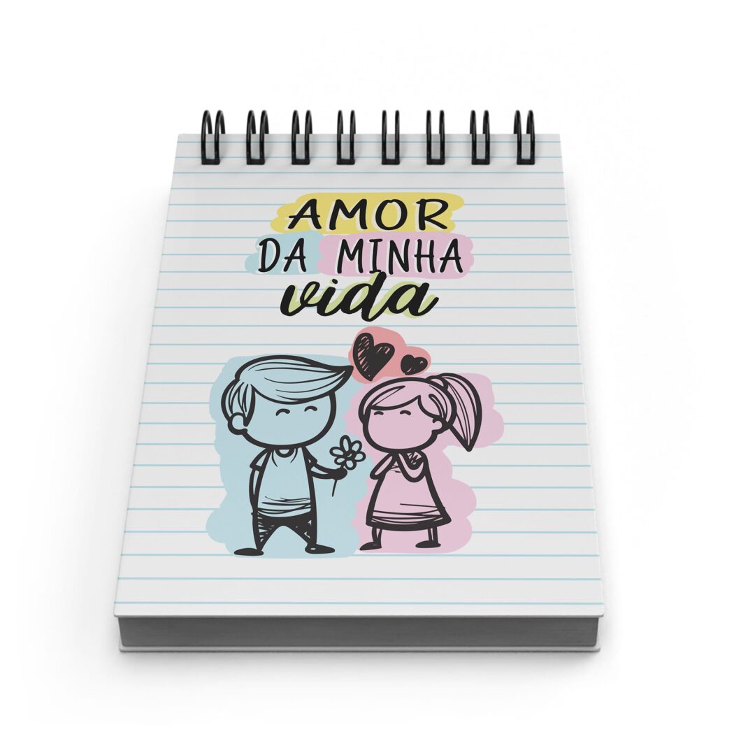 Bloco de Notas 10x15cm - Namorados - Amor da Minha Vida