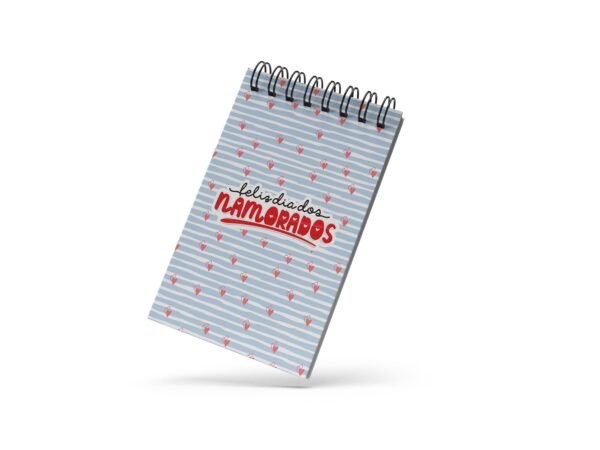 Bloco de Notas 10x15cm - Namorados - Feliz Dia dos Namorados