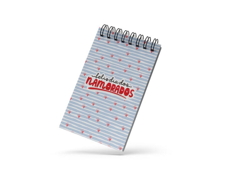 Bloco de Notas 10x15cm – Namorados – Feliz Dia dos Namorados