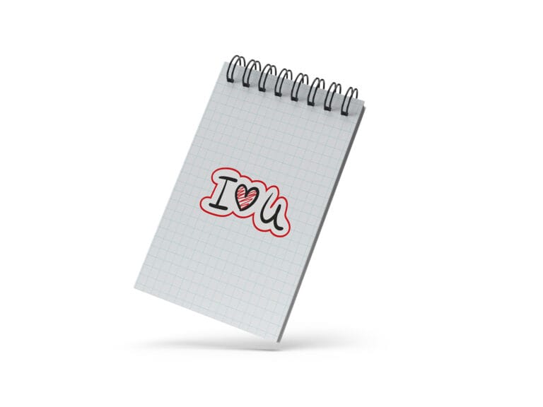 Bloco de Notas 10x15cm – Namorados – I Love U
