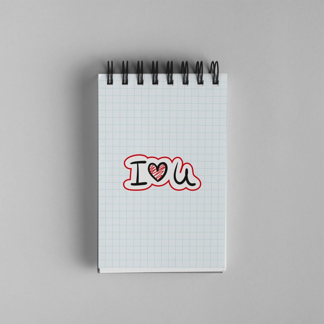 Bloco de Notas 10x15cm - Namorados - I Love U