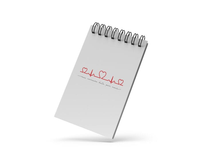 Bloco de Notas 10×15 – Namorados – Meu Coração Bate por Você