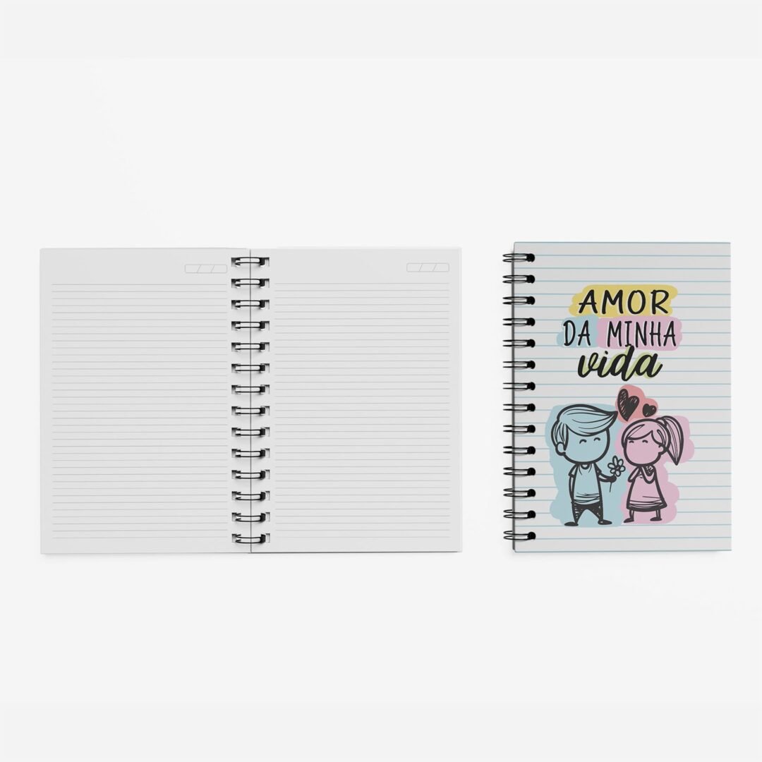 Caderno Grande 19x27cm - Namorados - Amor da Minha Vida