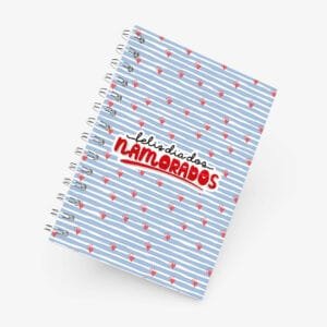 Caderno Grande 19x27cm - Namorados - Feliz Dia dos Namorados