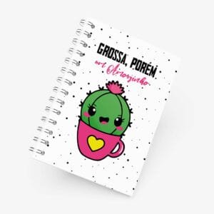 Caderno Grande 19x27cm - Namorados - Grossa Porém Amorzinho
