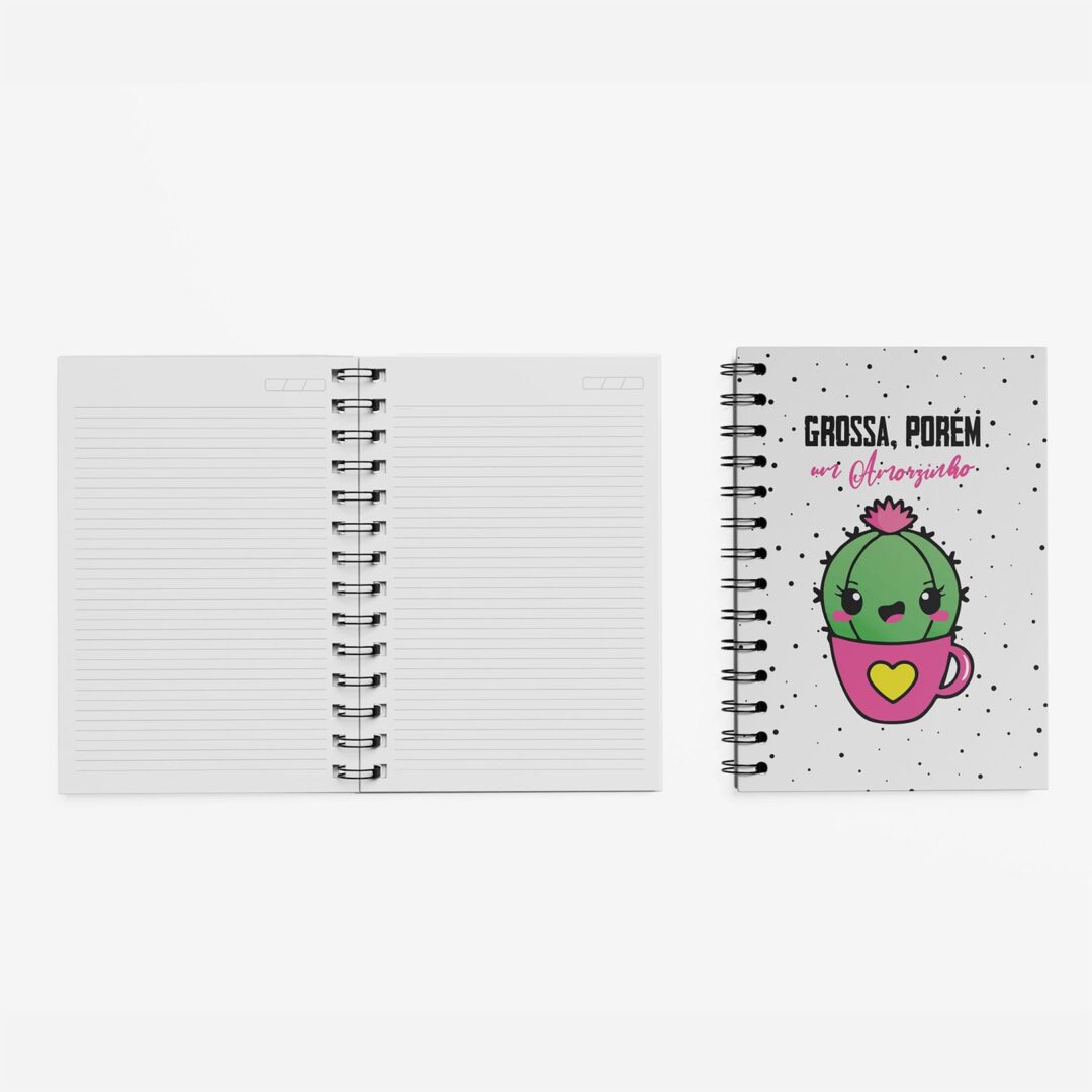 Caderno Grande 19x27cm - Namorados - Grossa Porém Amorzinho