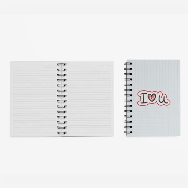 Caderno Grande 19x27cm - Namorados - I Love U - Imagem 3