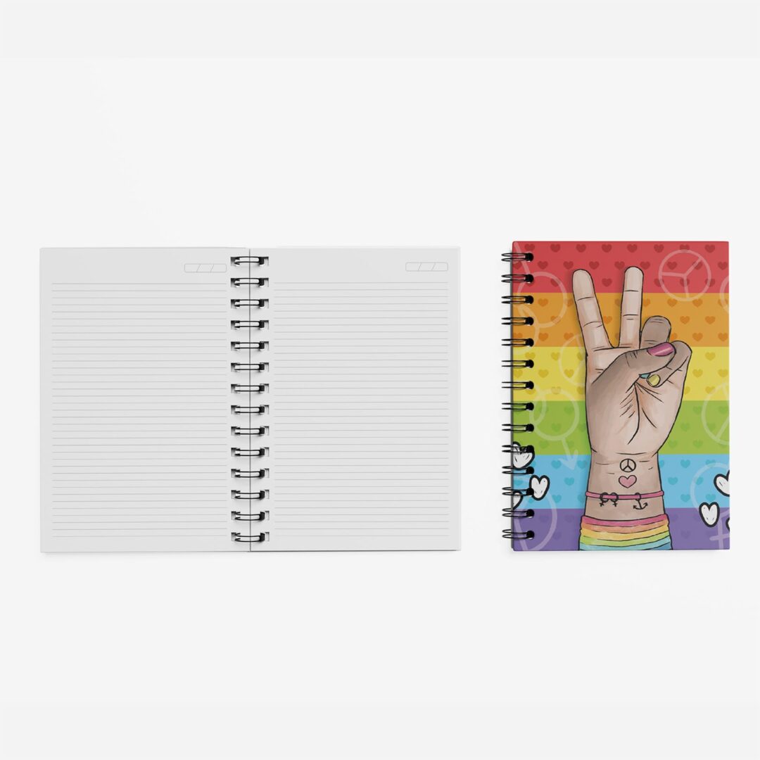 Caderno Grande 19x27cm - Namorados - LGBTQ - Amor Importante
