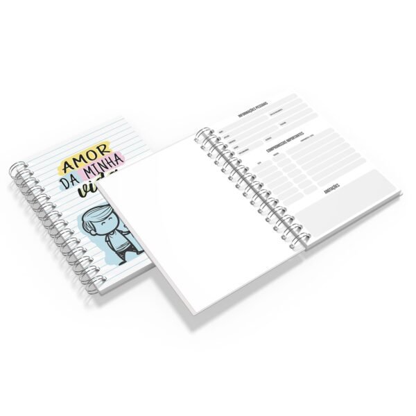 Kit Caderno, Bloco e Caneca - Namorados - Amor da Minha Vida - Imagem 3