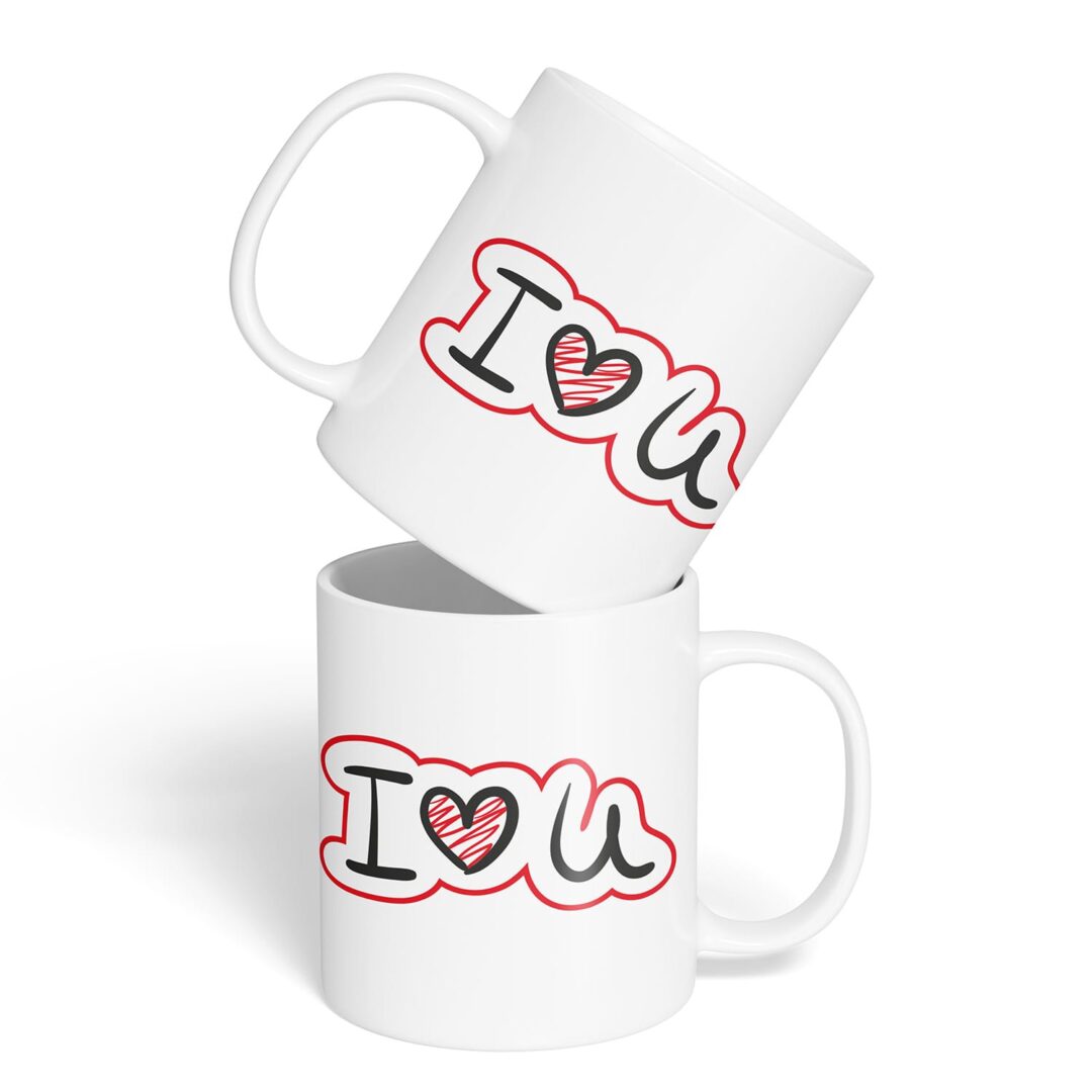 Kit Caderno, Bloco e Caneca - Namorados - I Love U