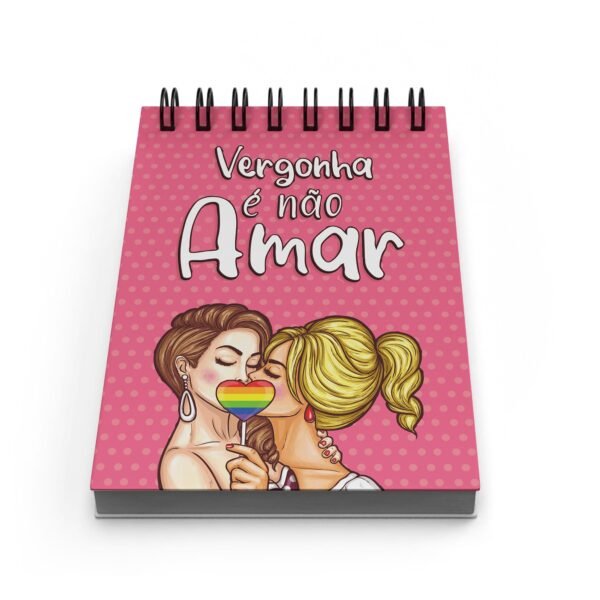 Kit Caderno, Bloco e Caneca - Namorados - Vergonha Não Amar - Imagem 2