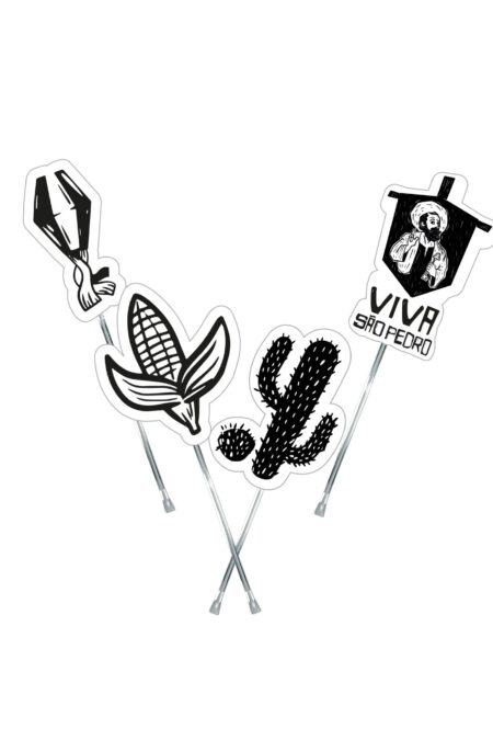 Tag de Doce - Festa Junina - Cordel São Pedro - 16 peças