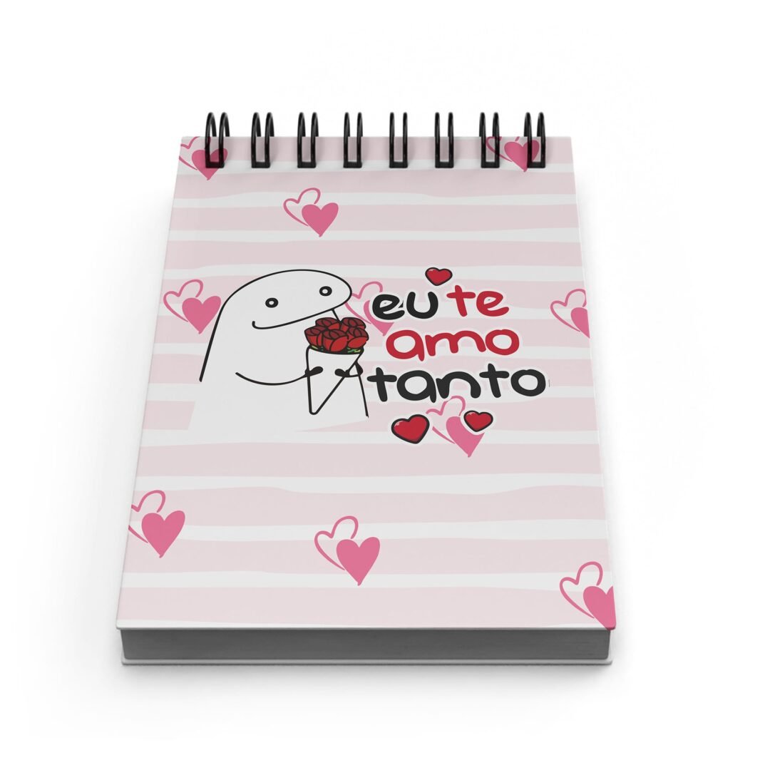 Bloco de Notas 10x15cm - Amor - Flork - Eu Te Amo Tanto