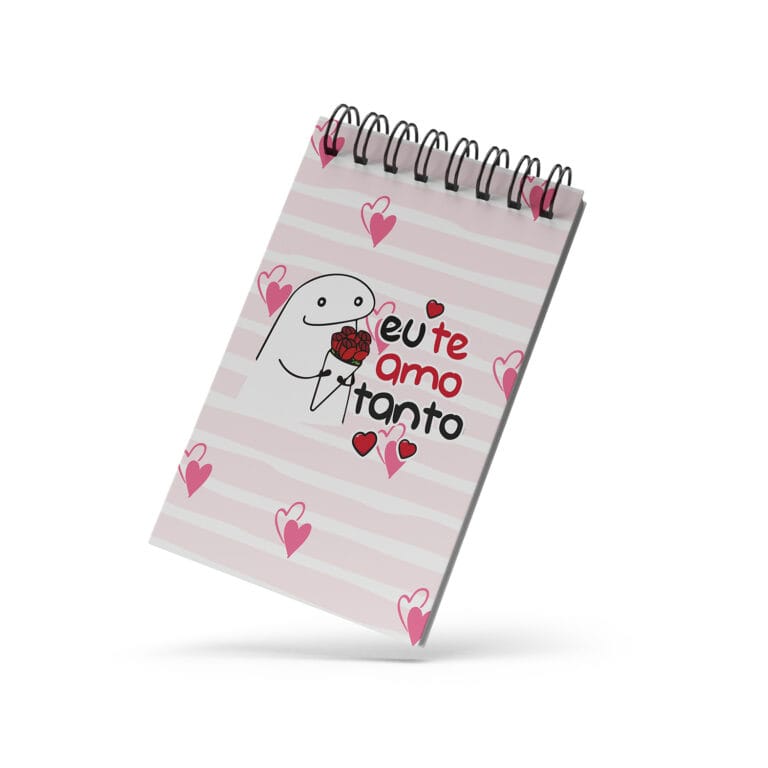 Bloco de Notas 10x15cm – Amor – Flork – Eu Te Amo Tanto