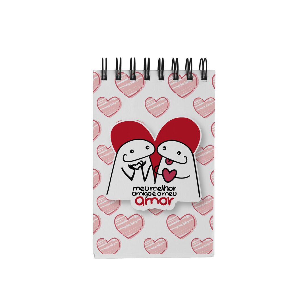 Bloco de Notas 10x15cm - Amor - Flork - Melhor Amigo