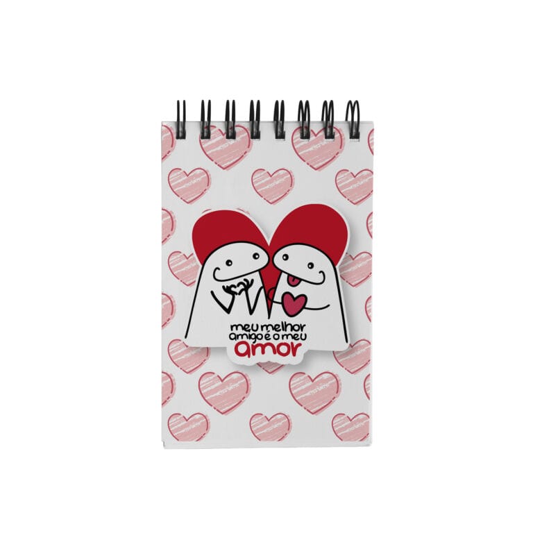 Bloco de Notas 10x15cm – Amor – Flork – Melhor Amigo