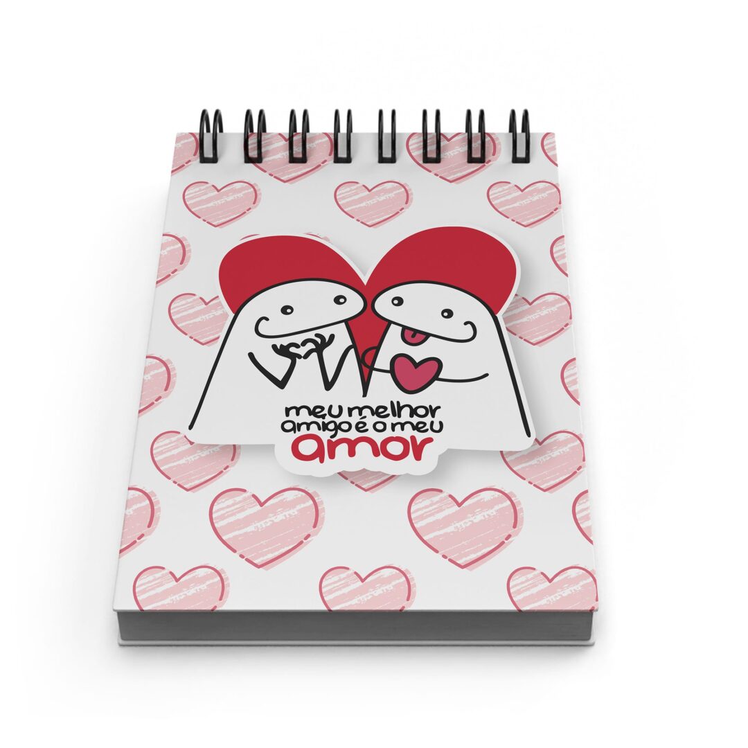 Bloco de Notas 10x15cm - Amor - Flork - Melhor Amigo