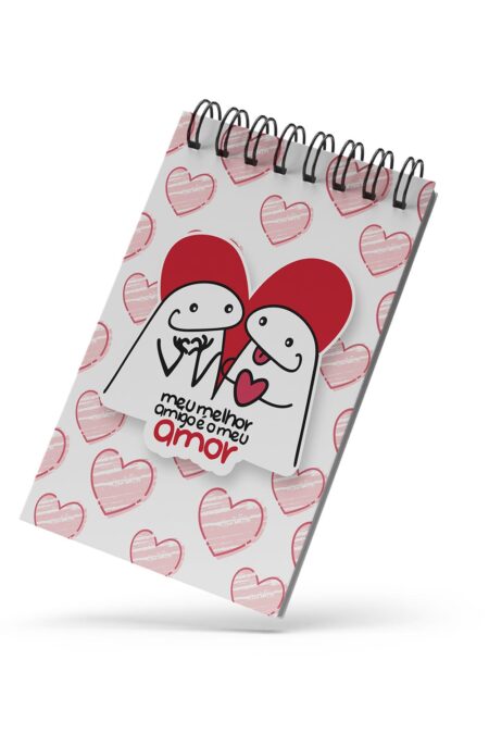 Bloco de Notas 10x15cm - Amor - Flork - Melhor Amigo