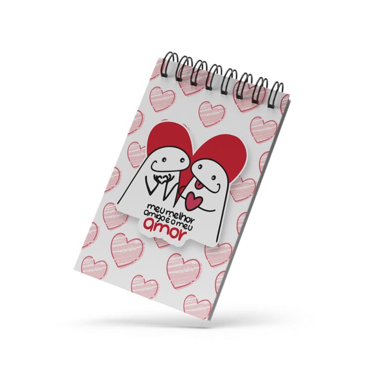 Bloco de Notas 10x15cm – Amor – Flork – Melhor Amigo