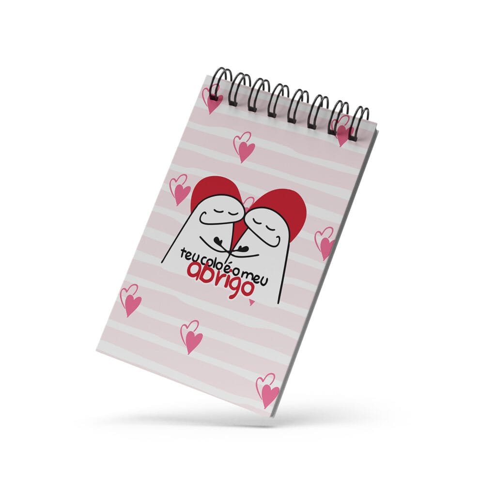 Bloco de Notas 10x15cm - Amor - Flork - Meu Abrigo