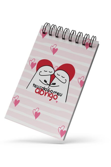 Bloco de Notas 10x15cm - Amor - Flork - Meu Abrigo