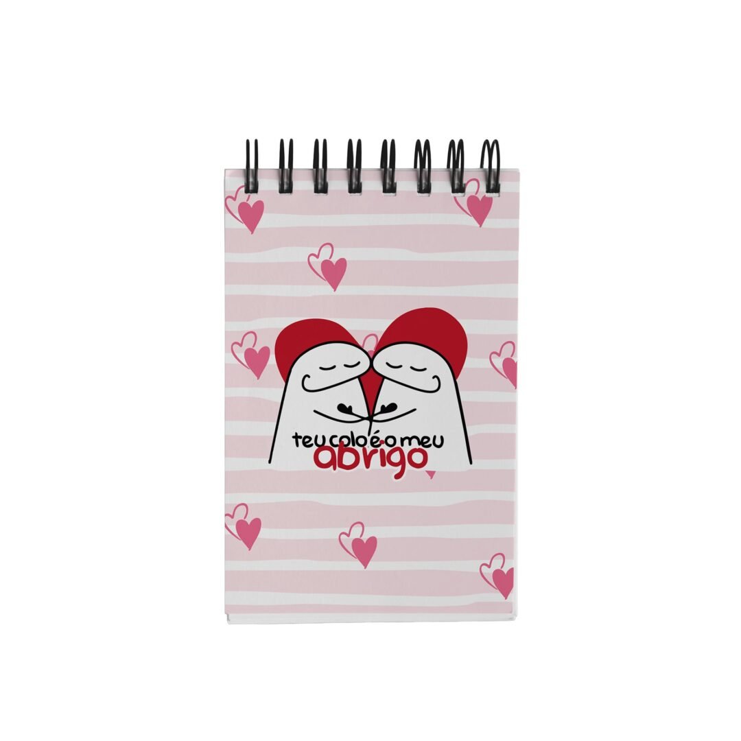 Bloco de Notas 10x15cm - Amor - Flork - Meu Abrigo
