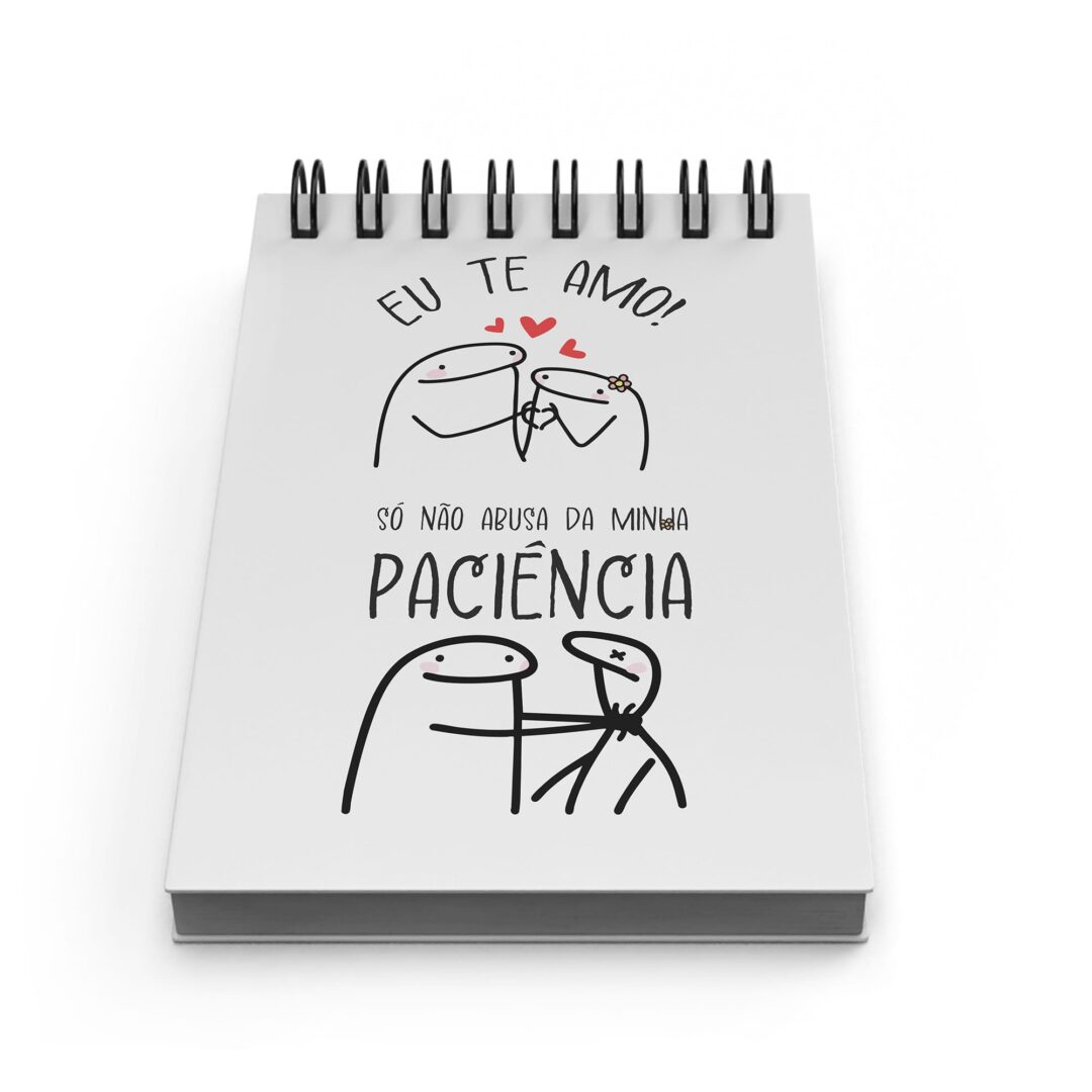 Bloco de Notas 10x15cm - Amor - Flork - Não Abusa