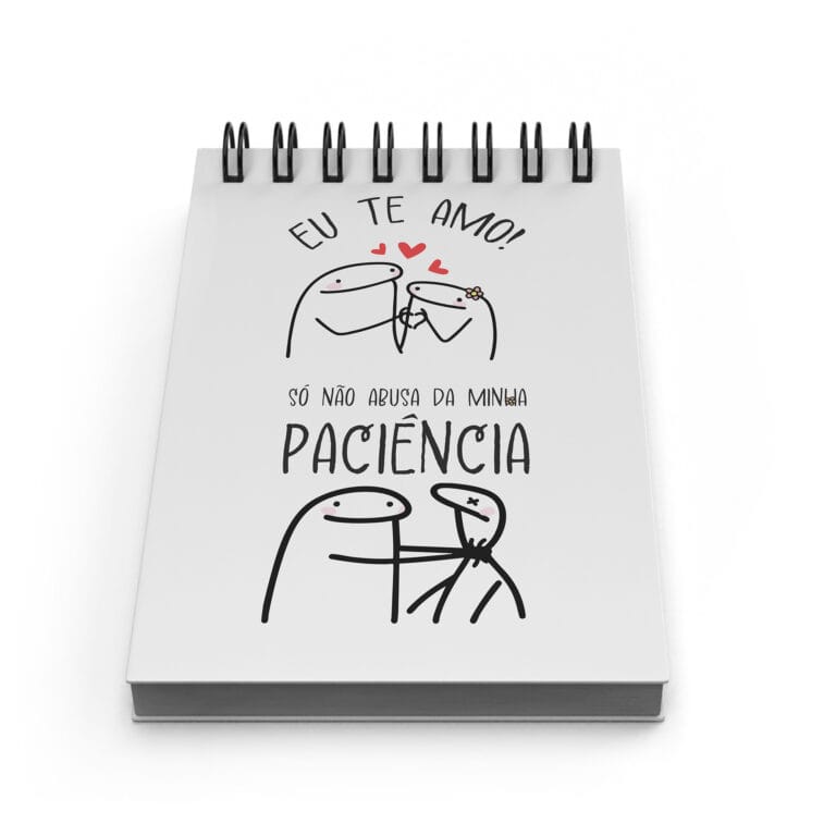 Bloco de Notas 10x15cm – Amor – Flork – Não Abusa