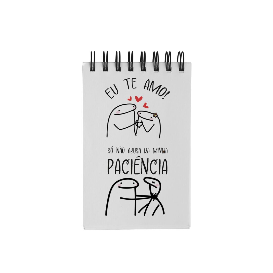 Bloco de Notas 10x15cm - Amor - Flork - Não Abusa