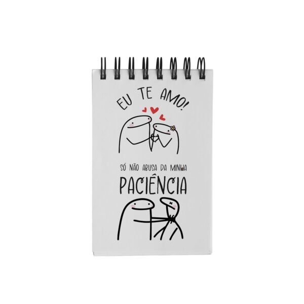 Bloco de Notas 10x15cm - Amor - Flork - Não Abusa - Imagem 3